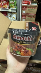 Omachi trộn thịt xiên nướng