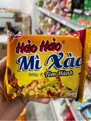 hảo hảo mì xào tôm hành
