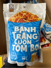 bánh tráng cuộn tôm bơ