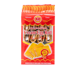 bánh trứng cuộn kem