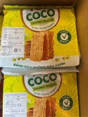 bánh dừa nướng topcoco đậu xanh