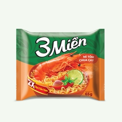 Ba miền tôm chua cay