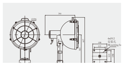 Đèn pha tàu thủy TG2-A, TG2-B