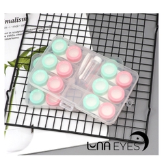 KHAY ĐỰNG 6 ĐÔI LENS + dụng cụ đeo