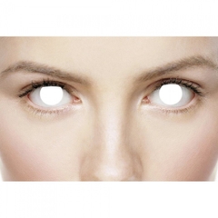 Lens Cosplay Màu Trắng Full Tròng Mắt