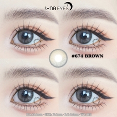 (XẢ) 674 BROWN - size nhỏ