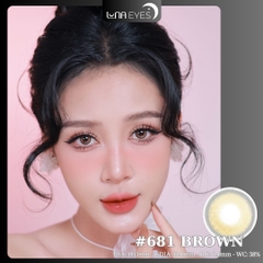 (XẢ) 681 BROWN - size nhỏ