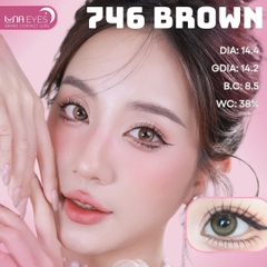 (HOT) 746 BROWN - size to