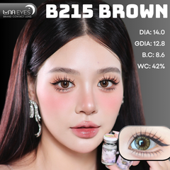 (XẢ) B215 BROWN - size nhỏ