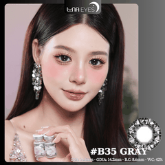 B35 Gray - size to
