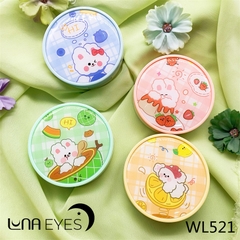 KHAY GƯƠNG CARO HỘP TRÒN  + dụng cụ đeo lens