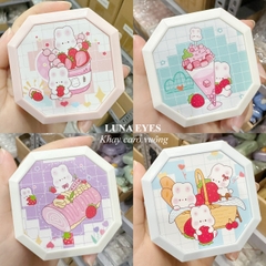 KHAY GƯƠNG CARO HỘP VUÔNG  + dụng cụ đeo lens