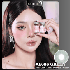 E686 GREEN - size to