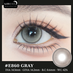 E860 GRAY - size to