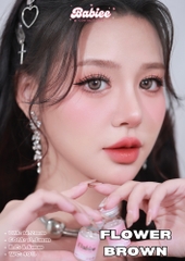 FLOWER BROWN - size to