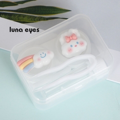 Khay gắn thú hộp vuông kèm dụng cụ đeo lens
