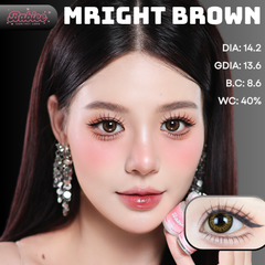 (XẢ/BABIEE) MRIGHT BROWN - size vừa