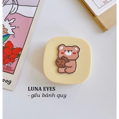 Khay vuông hoạt hình Luna Eyes kèm dụng cụ đeo lens
