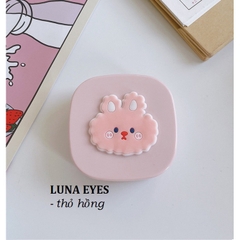Khay vuông hoạt hình Luna Eyes kèm dụng cụ đeo lens