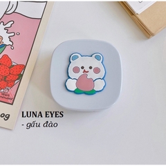 Khay vuông hoạt hình Luna Eyes kèm dụng cụ đeo lens