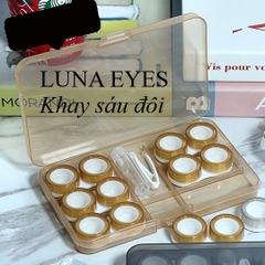 KHAY ĐỰNG 6 ĐÔI LENS + dụng cụ đeo