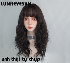 [5280] TÓC GIẢ XOĂN DÀI GỢN SÓNG HIPPIE LỌN TO