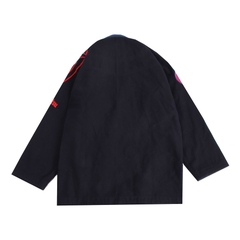 Indigo sashiko weave