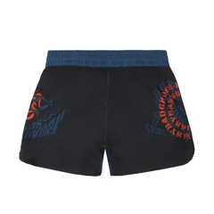 Short Easybadwork DarkBlue Colab - Fit