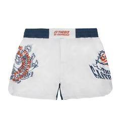 Short Easybadwork White Colab - Fit