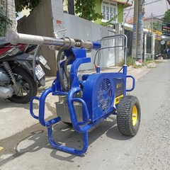 Thanh Lý Bộ Đôi Máy Phun Bột Đặc 970 Kèm Máy Nghiền Bột Minh Phát Tình Trạng 95%