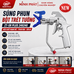 Súng Phun Bột Trét Tường Kèm Béc 539 ZT-SR Plus 246240 Minh Phát