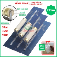 Dao Trét Bột Sơn Nước Minh Phát Thép Xanh Cán Đồng 30cm 35cm 40cm