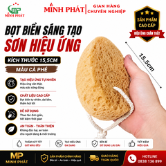 Bọt Biển Sáng Tạo Sơn Hiệu Ứng 15,5cm Minh Phát - Màu Cà Phê