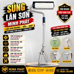 🎨 Súng Lăn Sơn Minh Phát – Giải Pháp Sơn Nhanh, Đều Đẹp, Tiết Kiệm Thời Gian