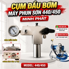 Đầu Bơm Máy Phun Sơn Công Nghiệp R450 Minh Phát