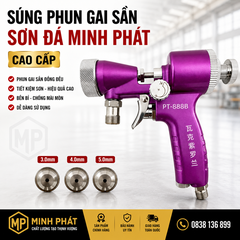 Súng Phun Gai Sần Sơn Đá PT-888B Minh Phát Cao Cấp – Phun Đều, Tiết Kiệm Sơn, Hiệu Quả Cao