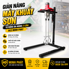 Giàn Nâng Máy Khuấy Sơn Tự Động Đa Năng 2 Cần ACZ Minh Phát