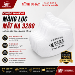Combo 10 Màng Lọc Cho Mặt Nạ Chống Bụi 3200 Minh Phát