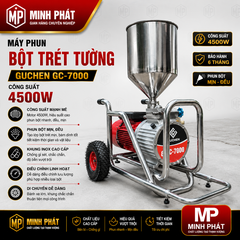 Máy Phun Bột Trét Tường Guchen GC-7000 4500w Minh Phát