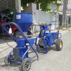 Thanh Lý Bộ Đôi Máy Phun Bột Đặc 970 Kèm Máy Nghiền Bột Minh Phát Tình Trạng 95%