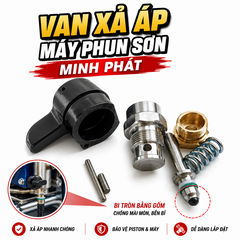 Van Xả Cặn Máy Phun Sơn Graco 390/395/490/495/595