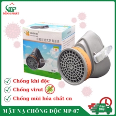Mặt Nạ Chống Độc Than Hoạt Tính, Phun Thuốc Trừ Sâu , Chống Khói Độc Minh Phát 3700