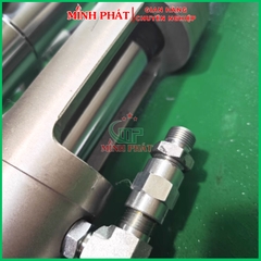 Cây Trục Máy Phun Bột Trét Thủy Lực GK6 Minh Phát, Trục Bơm Piton Máy Phun Bột Đặc Minh Phát