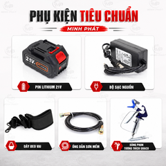 🚀 Máy Phun Sơn Đeo Vai Minh Phát Nhỏ Gọn – Mạnh Mẽ – Tiện Lợi