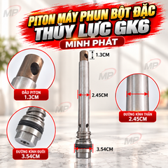 Piton Máy Phun Bột Đặc Thủy Lực Gk6