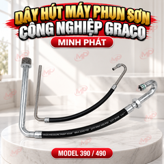 Dây Hút Máy Phun Sơn Công Nghiệp Graco 390 490 Minh Phát