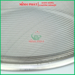Rỗ Lược Bột - Lược Sơn Inox 201 2 Lớp Lưới Minh Phát Kích Thước 30cm