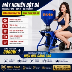⚙️ Máy Nghiền Bột Trét Tường Minh Phát – Nghiền Mịn, Trộn Đều, Tăng Hiệu Quả Thi Công