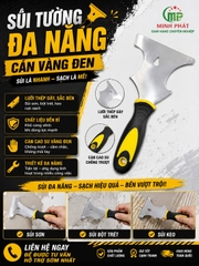 Sủi Tường Đa Năng Cán Vàng Đen