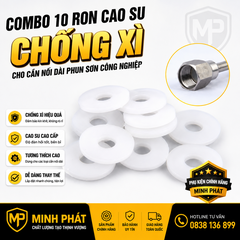Combo 10 Ron Cao Su Chống Xì Cho Cần Nối Dài Phun Sơn Công Nghiệp Minh Phát